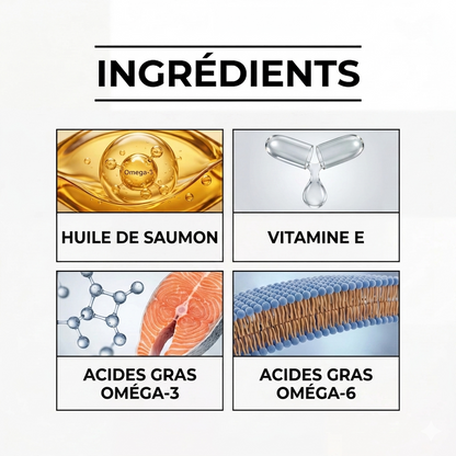 Huile de Saumon Pure - Riche en Oméga-3