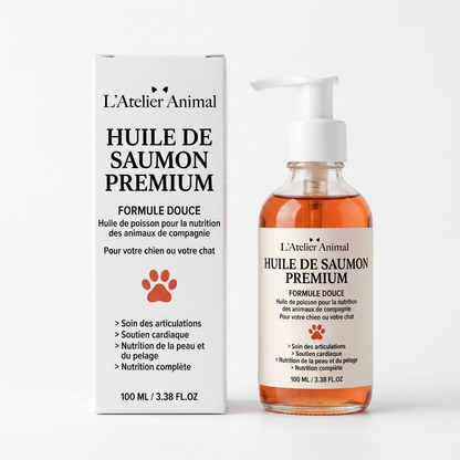 Huile de Saumon Pure - Riche en Oméga-3