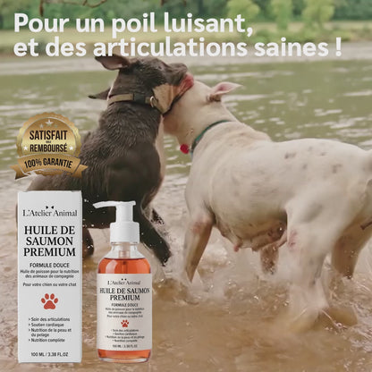 Huile de Saumon Pure - Riche en Oméga-3
